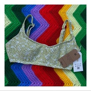 Billabong MIA BRALETTE BIKINI TOP Little Whispers print - M